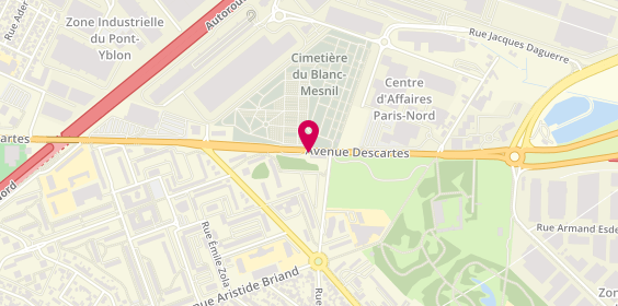 Plan de Le Choix Funeraire, 180 Avenue Descartes, 93150 Le Blanc-Mesnil