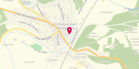 Plan de Pompes Funèbres Chaupre-Fievet, 18 Rue des Promenades, 54470 Thiaucourt-Regniéville