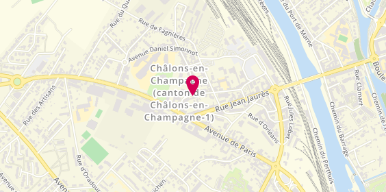 Plan de Al-Ahlam, 33 Rue des Brasseries, 51000 Châlons-en-Champagne