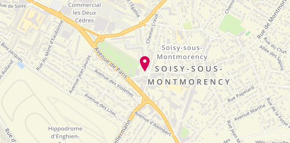 Plan de Roc Eclerc, 2 place de l'Église, 95230 Soisy-sous-Montmorency