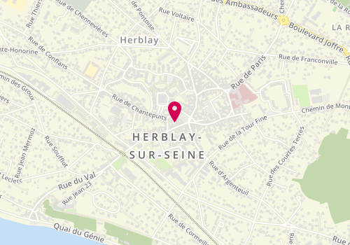 Plan de Roc Eclerc, 10 Rue du Général de Gaulle, 95220 Herblay-sur-Seine