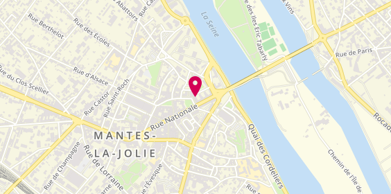 Plan de Roc Eclerc, 11 place Saint-Maclou, 78200 Mantes-la-Jolie