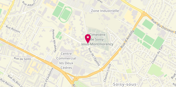 Plan de Pompes Funèbres Marbrerie GM, 18 Rue de l'Egalité, 95230 Soisy-sous-Montmorency