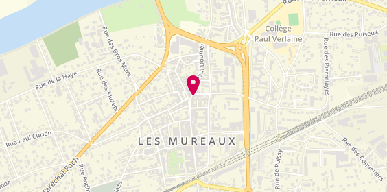 Plan de Pompes funèbres PFG LES MUREAUX, 45 Rue Paul Doumer, 78130 Les Mureaux