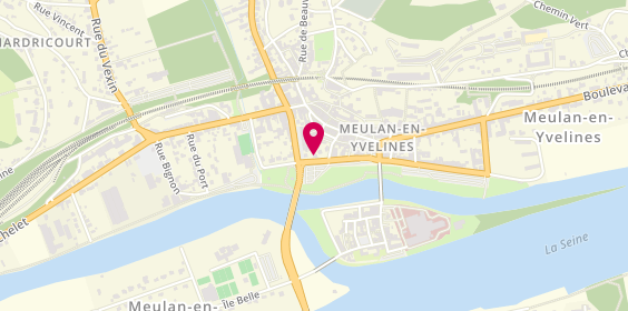 Plan de Pompes Funèbres et Marbrerie CISTARELLI - PFG MEULAN-EN-YVELINES, 4 Boulevard Maurice Berteaux, 78250 Meulan-en-Yvelines