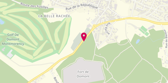 Plan de Pompes Funèbres et Marbrerie Guérin-Buy, 9 Route de Montmorency, 95330 Domont