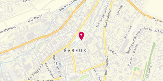 Plan de Pompes funèbres PFG ÉVREUX - Rue Borville Dupuis, 2 Rue Borville Dupuis, 27000 Évreux