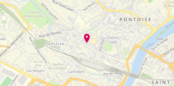 Plan de Pompes funèbres PFG PONTOISE - Place du Parc aux Charrettes, 1 place du parc Aux Charrettes, 95300 Pontoise