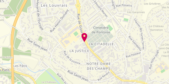 Plan de Roc-Eclerc, 75 Rue de Gisors, 95300 Pontoise