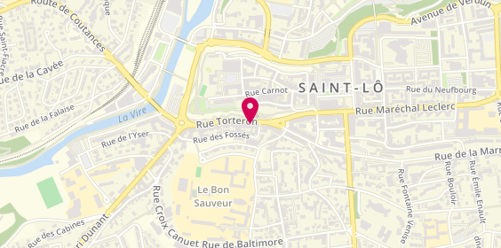 Plan de PFG-Services Funeraires, 33 Rue Torteron, 50000 Saint-Lô
