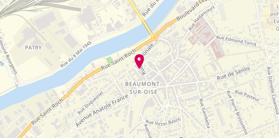 Plan de Pompes funèbres PFG BEAUMONT-SUR-OISE, 7 Bis Rue Nationale, 95260 Beaumont-sur-Oise