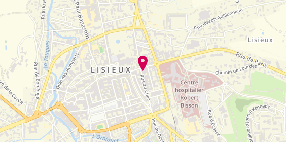 Plan de Pompes Funebres de Lisieux, 3 Rue au Char, 14100 Lisieux