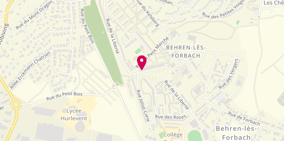 Plan de Klein Henni, 35 Rue de la Liberté, 57460 Behren-lès-Forbach