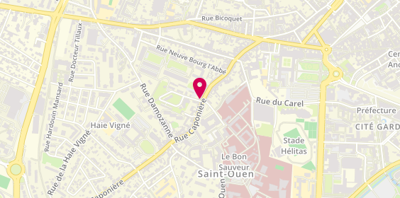 Plan de Philae Services Funeraires, 82 Rue Caponière, 14000 Caen