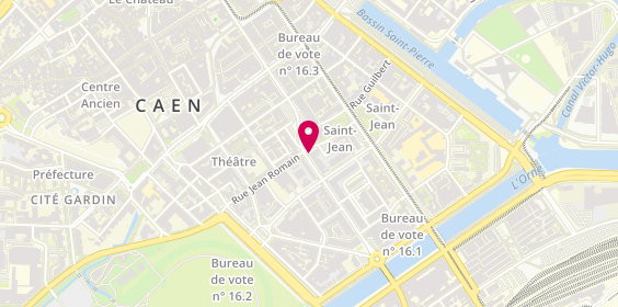 Plan de Pompes Funèbres Plessis-Lemerre, 109 Rue Saint-Jean, 14000 Caen