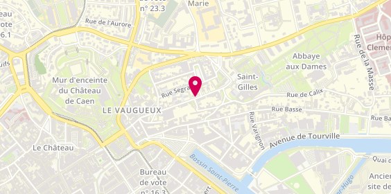 Plan de Lenjalley Vincent Hygiène Funéraire, 31 Rue Chanoines, 14000 Caen