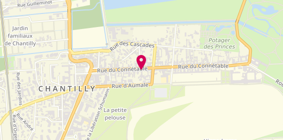 Plan de Pompes funèbres Santilly, 91 Rue du Connétable, 60500 Chantilly