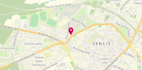 Plan de Pfg-Services Funeraires, 17 avenue Félix Vernois, 60300 Senlis