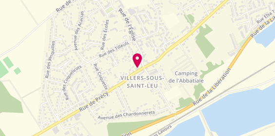 Plan de Pompes Funèbres - Marbrerie RAMU, 4 Rue de Précy, 60340 Villers-sous-Saint-Leu