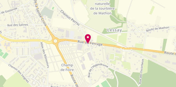 Plan de Pompes Funèbres Bataille-Leplumey, 2 Rue Saint Maur, 50430 Lessay