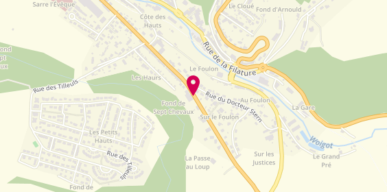 Plan de Societe d'Exploitation des Etablissements Paul Damge, 4 Rue Louis Bertrand, 54150 Val-de-Briey