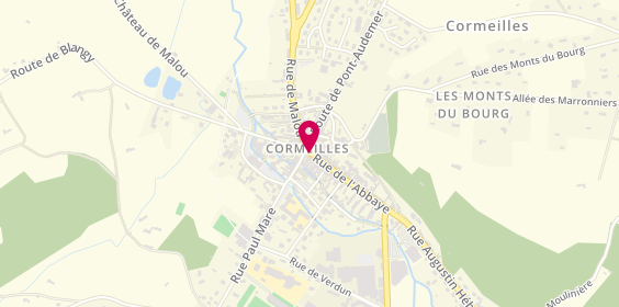 Plan de Marbrerie Perdrix, 6 Rue de L&#039;Abbaye, 27260 Cormeilles
