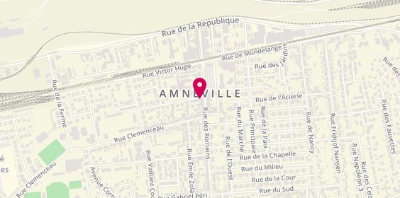 Plan de Pompes Funèbres Hieulle, 2 Rue Erckmann Chatrian, 57360 Amnéville