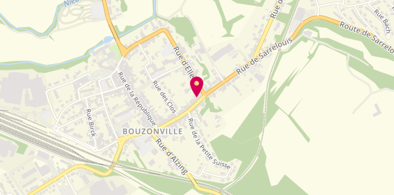 Plan de Pompes Funèbres Barth, 37 Rue de Sarrelouis, 57320 Bouzonville