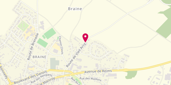 Plan de H.F Picardie, 26 Route Vieil Arcy, 02220 Braine