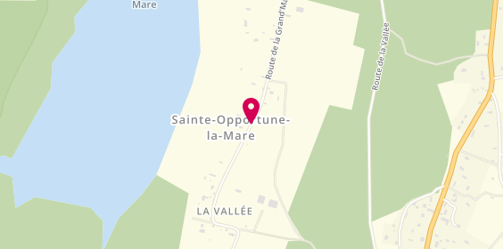 Plan de Marbrerie Pompes Funèbres Sailly, 25 place de la Mairie, 27680 Sainte-Opportune-la-Mare