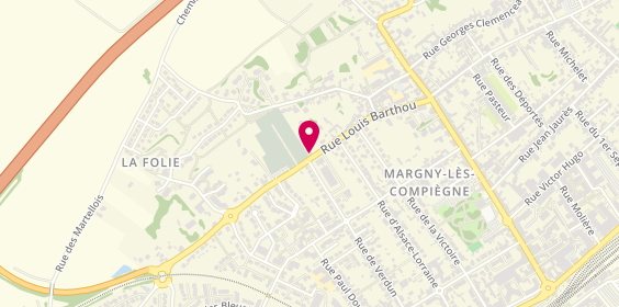 Plan de Van de Sype-Martin, 378 Rue Louis Barthou, 60280 Margny-lès-Compiègne