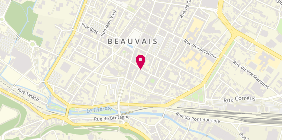 Plan de Pompes funèbres PFG BEAUVAIS, 2 Rue Villiers de l'Isle-Adam, 60000 Beauvais