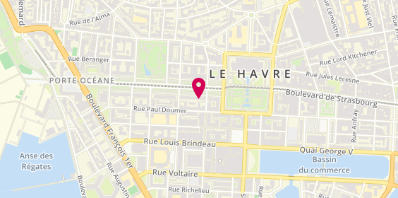 Plan de L'Arche de Vie, 82 avenue Foch, 76600 Le Havre