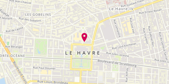 Plan de Pompes funèbres PFG LE HAVRE - Avenue du Général Leclerc, 23 avenue du Général Leclerc, 76600 Le Havre