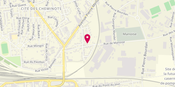 Plan de Les Fils de Robert Sautier, 43 Bis Rue de Manoise, 02000 Laon