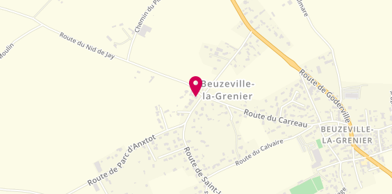 Plan de Gérard Burette Pompes Funèbres Privées, 25 Route du Nid de Jay, 76210 Beuzeville-la-Grenier