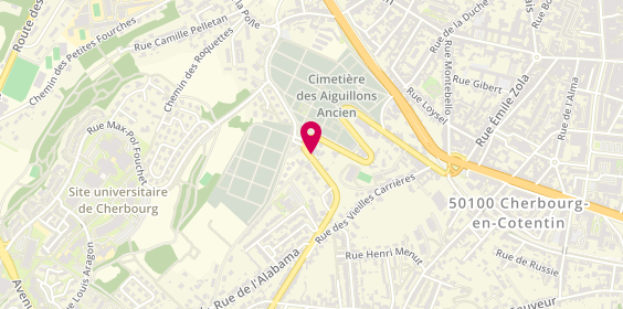Plan de Marbrerie Anger, 143 Rue du Maréchal Leclerc, 50100 Cherbourg-en-Cotentin