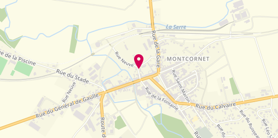 Plan de Pf Coet-Lempereur, 3 Rue Neuve, 02340 Montcornet