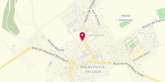 Plan de Pompes Funèbres DELESQUE - le Choix Funéraire, 7 Route de Dieppe, 76730 Bacqueville-en-Caux