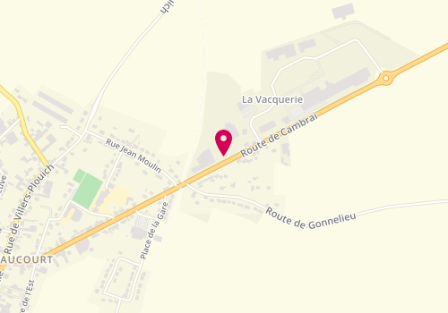 Plan de Pompes Funèbres Lomprez-Falchero, 160 Route de Cambrai, 59231 Gouzeaucourt