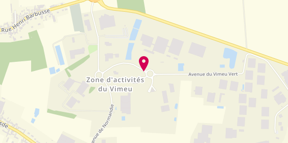 Plan de Pompes Funèbres Lefevre, avenue du Vimeu Vert, 80210 Feuquières-en-Vimeu