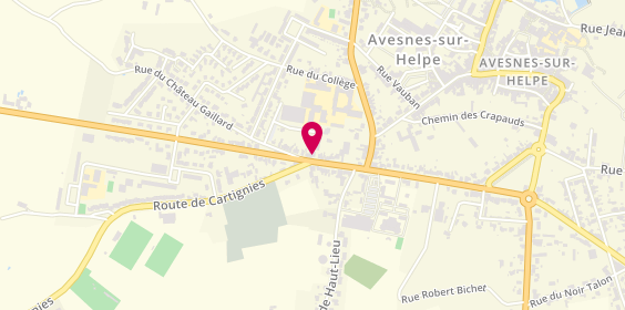 Plan de Pompes Funebres Petit Rive, 16 Rue 84ème Ri, 59440 Avesnes-sur-Helpe