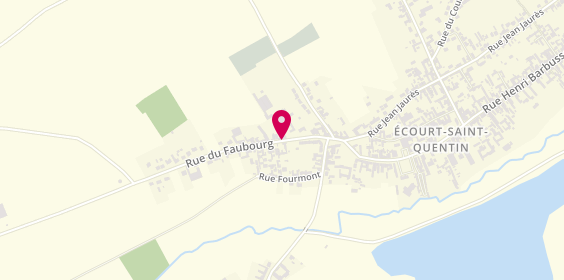 Plan de Ecourt Funéraire, 2 Rue du Faubourg, 62860 Écourt-Saint-Quentin