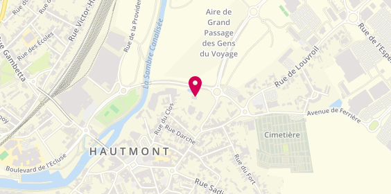 Plan de Etablissements Frere, Rue de Sous le Mont, 59330 Hautmont