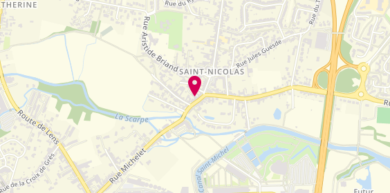 Plan de Le Choix Funéraire, 29 Rue Anatole France, 62223 Saint-Nicolas