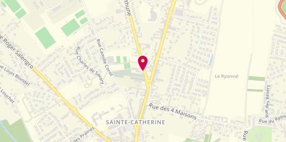 Plan de Marbrerie Duflos, 7 Route Béthune, 62223 Sainte Catherine D'arras
