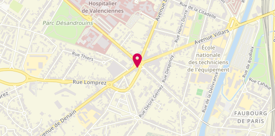 Plan de Roc-Eclerc, 3 avenue De Denain, 59300 Valenciennes