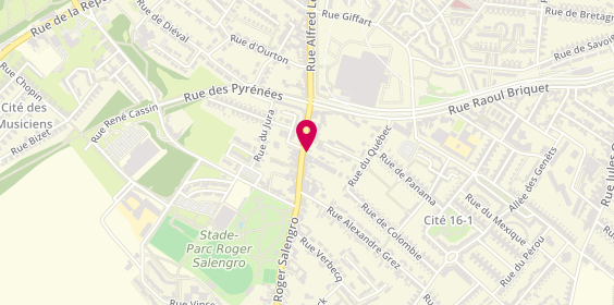Plan de Roc Eclerc, 128 Rue Roger Salengro, 62700 Bruay-la-Buissière