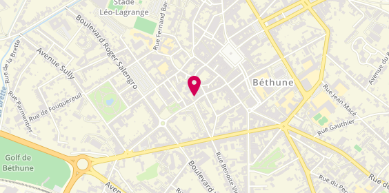 Plan de Pompes Funebres Bethunoises, 156 Rue Saint-Pry, 62400 Béthune
