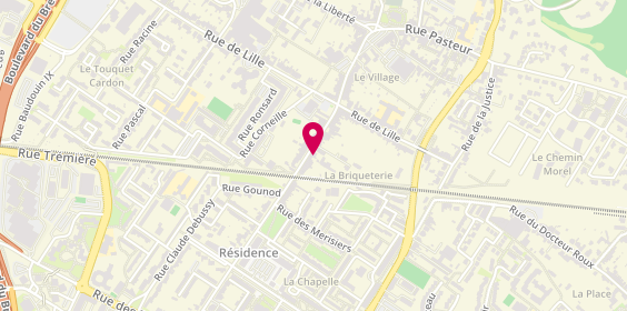 Plan de Pompes Funèbres Marbrerie PICCINI, 71 Rue de la Station, 59650 Villeneuve-d'Ascq